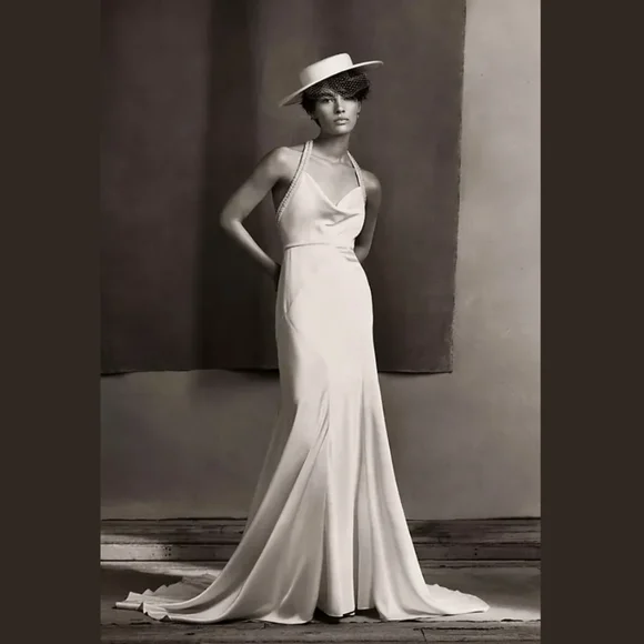 BHLDN Johanna Pearl Wedding Dress - Picture 2 of 8